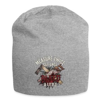 Halloween Carpenter - Jersey Beanie - heather grey - Front