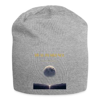 Heal in Silence – Let Peace Do the Talking - Jersey Beanie - heather grey - Front