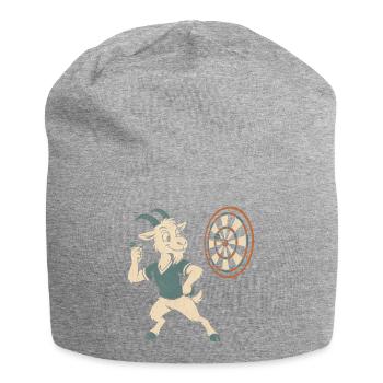 Darts Ziege Triple Zwanzig Kneipe Dartspieler - Jersey-Beanie - Grau meliert - Vorne