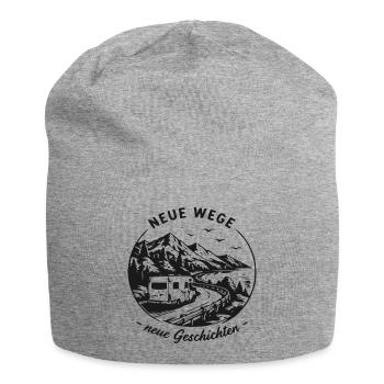 Neue Wege Roadtrip Natur - Jersey-Beanie - Grau meliert - Vorne