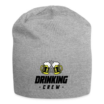 Drinking Crew Beer - Jersey Beanie - heather grey - Front