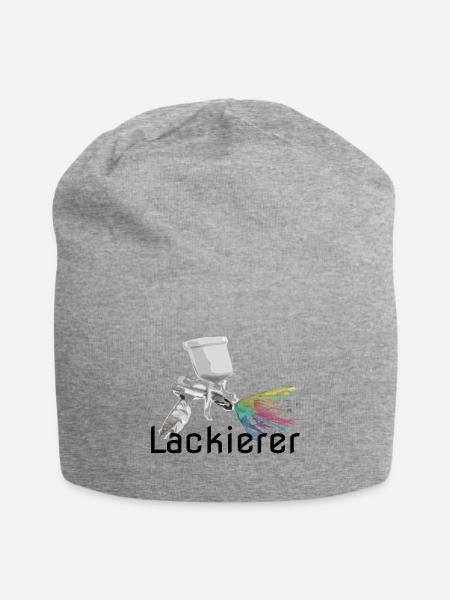 Der Lackierer - Jersey-Beanie - Grau meliert