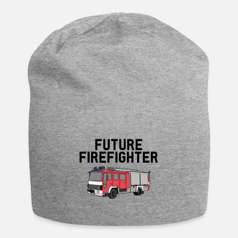 FUTUR POMPIER - Bonnet en jersey - gris chiné