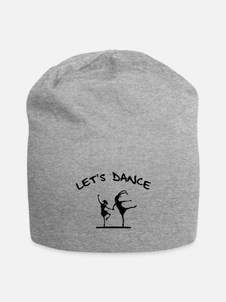 Let´s Dance - Tanzen - Jersey-Beanie - Grau meliert