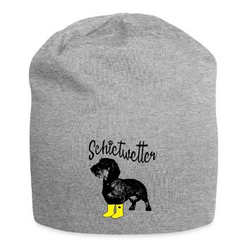 Schietwetter - Jersey-Beanie - Grau meliert - Vorne