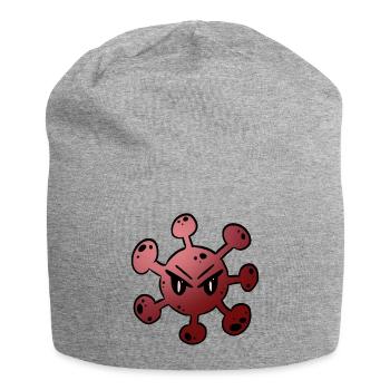 Virus Bactéries Pathogènes Virus Corona Covid-19 - Bonnet en jersey - gris chiné - Devant