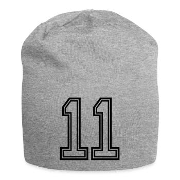 11 Number symbol - Jersey Beanie - heather grey - Front
