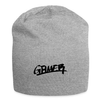 Gamer - Jersey-Beanie - Grau meliert - Vorne