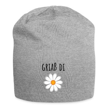 Griaß Di T Shirt - Allgäuer Design - Jersey-Beanie - Grau meliert - Vorne