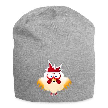 Coq coq - Bonnet en jersey - gris chiné - Devant