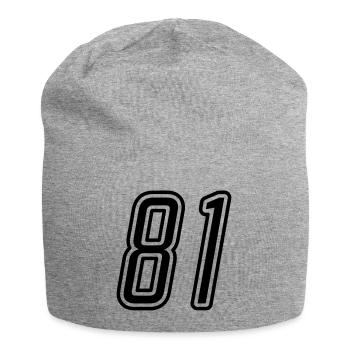 81 Number number - Jersey Beanie - heather grey - Front