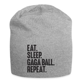 Manger. Dormir. Bal de Gaga. Répéter. Ballon chasseur Gagaball - Bonnet en jersey - gris chiné - Devant