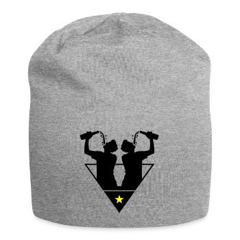 Drinker Team Bottle - Jersey Beanie - heather grey - Front