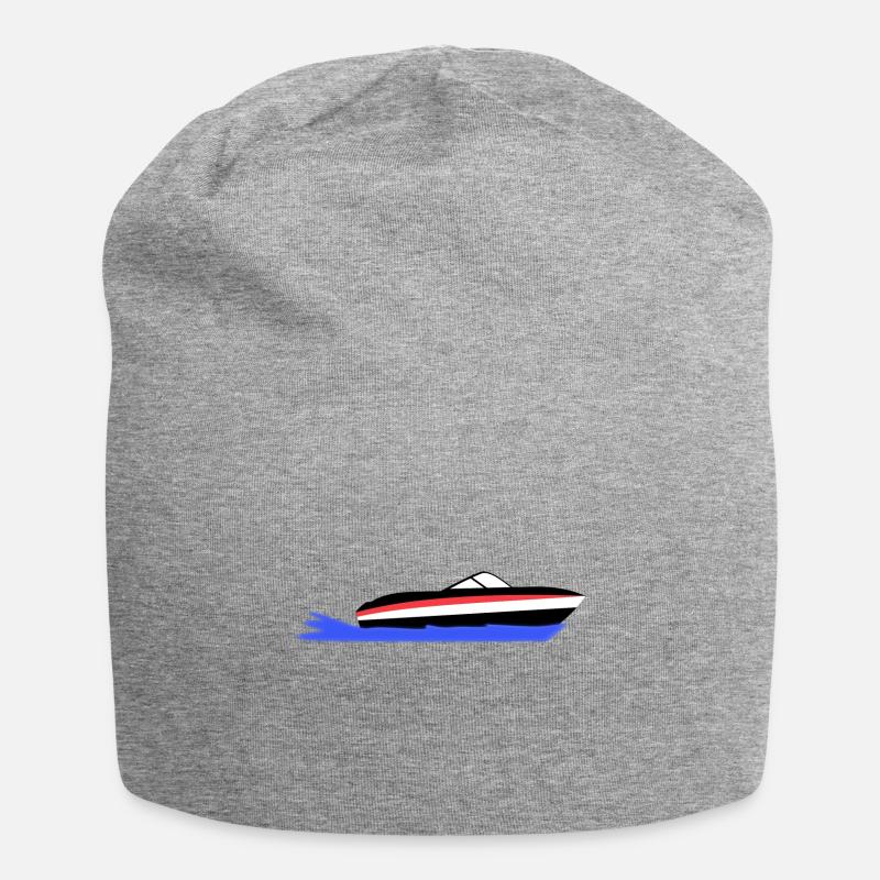 Boot - Jersey-Beanie - Grau meliert