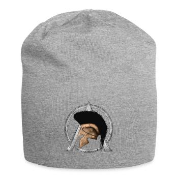Léonidas Casque et Sparta Symbole - Bonnet en jersey - gris chiné - Devant
