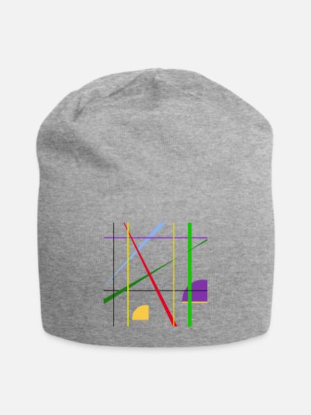 just that - Jersey-Beanie - Grau meliert