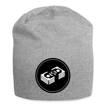 Money Money Circle - Jersey Beanie - heather grey - Front