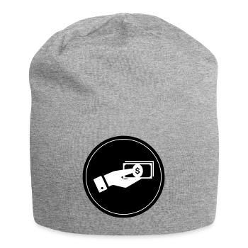 Icône d’argent - Bonnet en jersey - gris chiné - Devant
