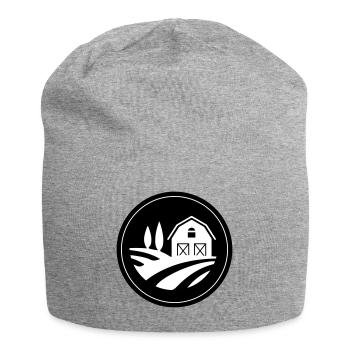 Farm Ernte Kreis - Jersey-Beanie - Grau meliert - Vorne