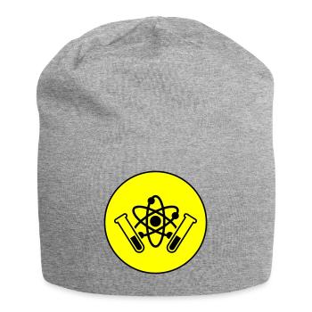 Test tube symbol - Jersey Beanie - heather grey - Front