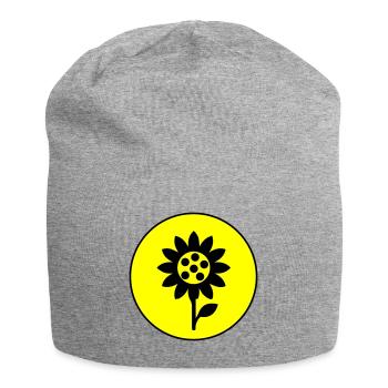 Icône d’icône de tournesol - Bonnet en jersey - gris chiné - Devant