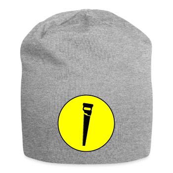 Saw icon icon - Jersey Beanie - heather grey - Front