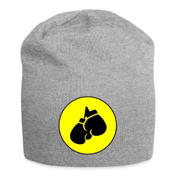 Boxhandschuhe symbol - Jersey-Beanie - Grau meliert - Vorne