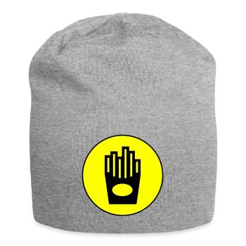 Pommes fast food symbol - Jersey-Beanie - Grau meliert - Vorne