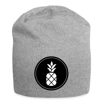 Ananas - Bonnet en jersey - gris chiné - Devant