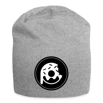 Donut Symbol - Jersey Beanie - heather grey - Front