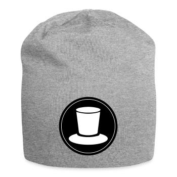 Cylinder Groom Circle - Jersey Beanie - heather grey - Front