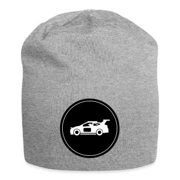 Car Racing Driver Circle - Jersey Beanie - heather grey - Front