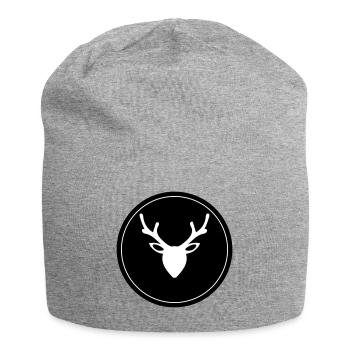 Deer deer icon - Jersey Beanie - heather grey - Front