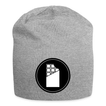 Chocolate Icon Icon - Jersey Beanie - heather grey - Front