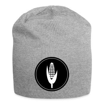 Symbole du maïs - Bonnet en jersey - gris chiné - Devant