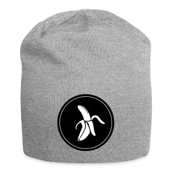 Icône Banane - Bonnet en jersey - gris chiné - Devant