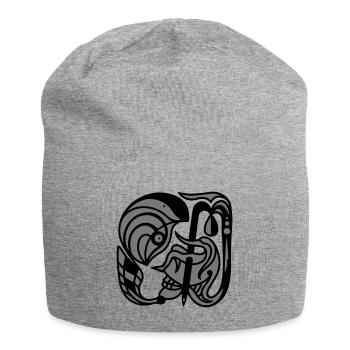 Ich bin kein Feind. Hand der Einigkeit & Harmonie - Jersey-Beanie - Grau meliert - Vorne
