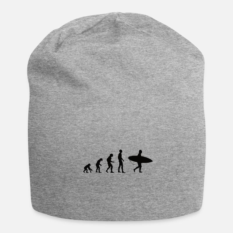 Evolution Surfing - Jersey Beanie - heather grey