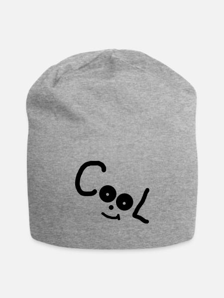 Cool - Jersey-Beanie - Grau meliert