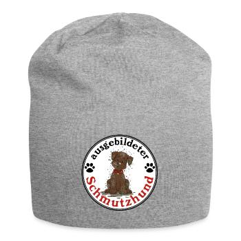 Schmutzhund1 3 - Jersey-Beanie - Grau meliert - Vorne