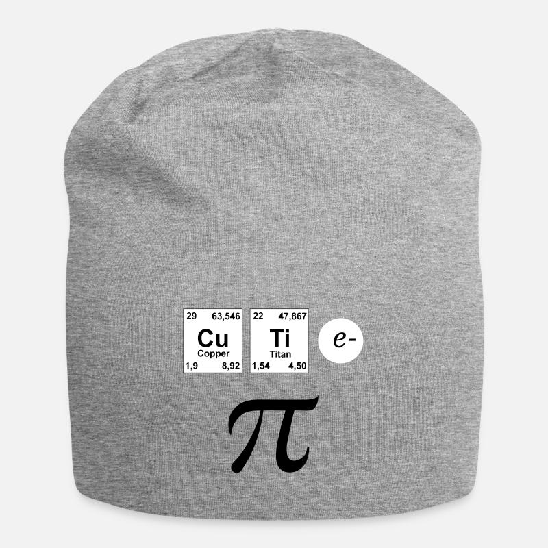 Cutie Pi, Nerd - Jersey-Beanie - Grau meliert