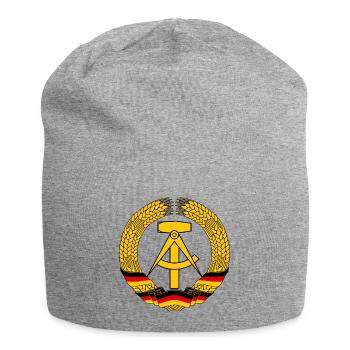 Armoiries de la RDA (originale) - Bonnet en jersey - gris chiné - Devant