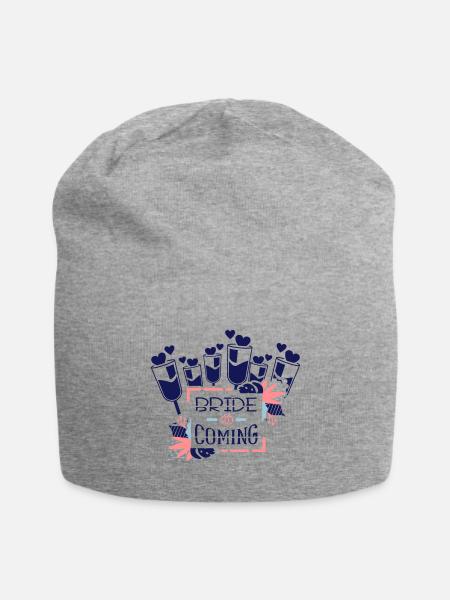 BRIDE 5 - Jersey-Beanie - Grau meliert