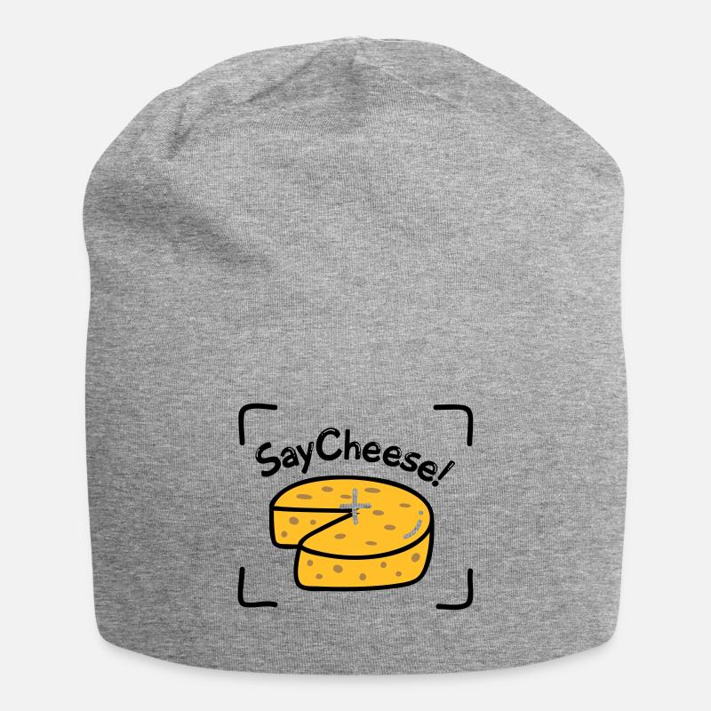 Dites fromage! - Bonnet en jersey - gris chiné
