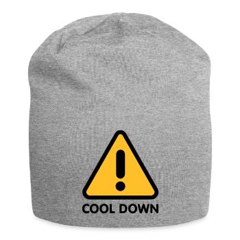 Cool down - Jersey-Beanie - Grau meliert - Vorne