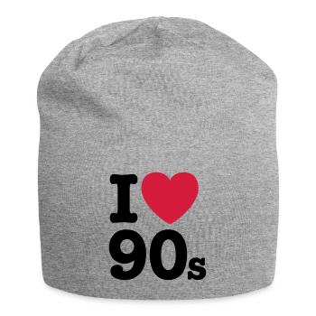 J'aime 90 - Bonnet en jersey - gris chiné - Devant