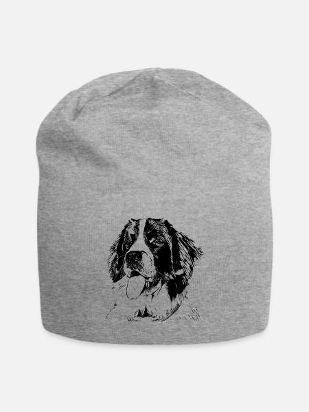 Landseer - Jersey-Beanie - Grau meliert