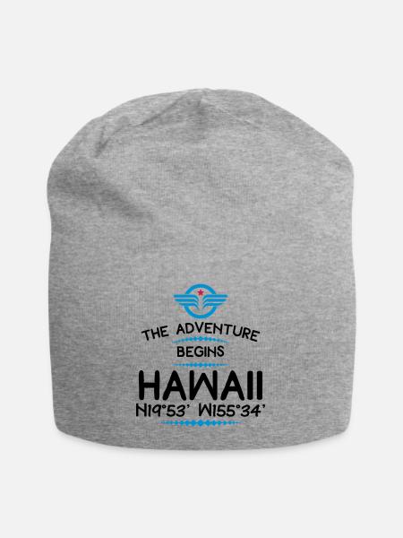Hawaï - Bonnet en jersey - gris chiné