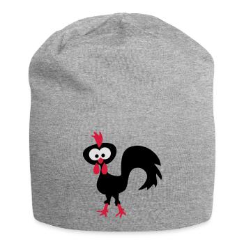rooster - Jersey Beanie - heather grey - Front