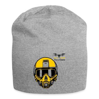 Drohnenpilot 3 - Jersey-Beanie - Grau meliert - Vorne